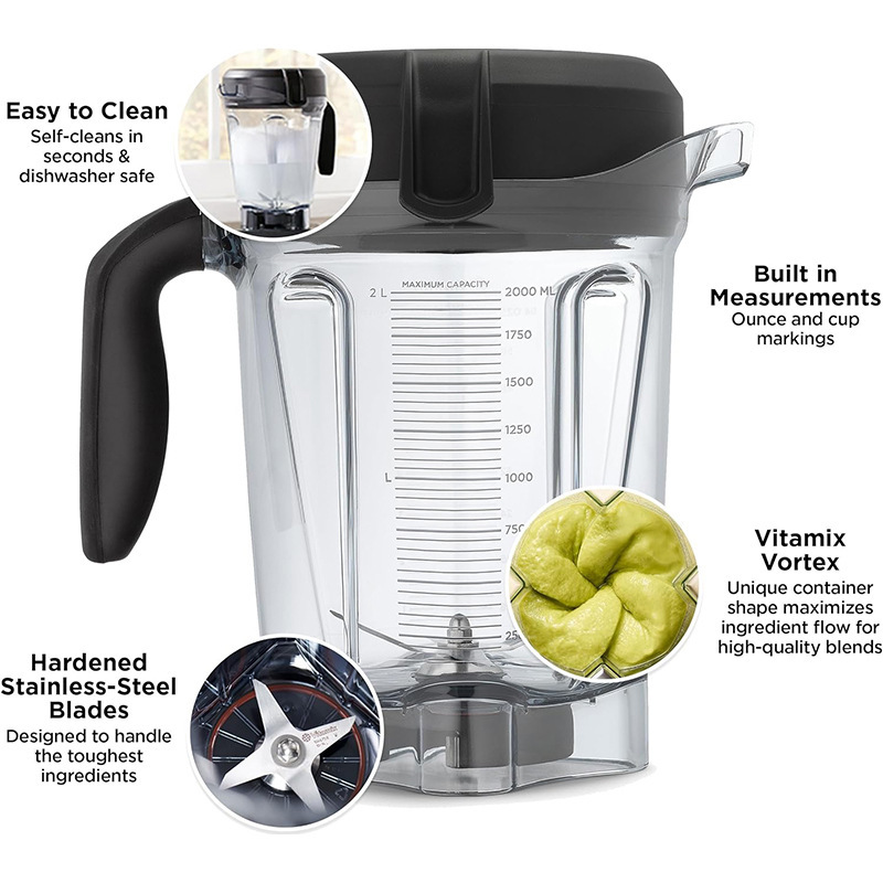 vitamix vitamix Cooking MachinE pro750 780 E320 64oz MixEr AccEssoriEs WEt Cup Pot CylindEr