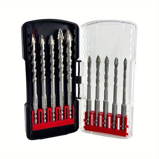 六角柄锯齿拉花钻头木工麻花钻开孔器手电钻神器合金拉槽锯钻合一