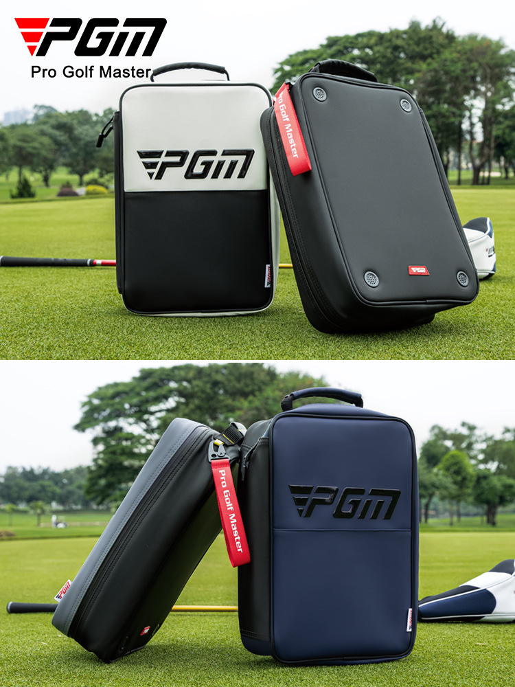 Túi đựng giày golf PGM siêu nhẹ chống thấm nước — XB007-Màu đen, XB007-màu trắng, XB007-màu xám, XB007-màu xanh hải quân