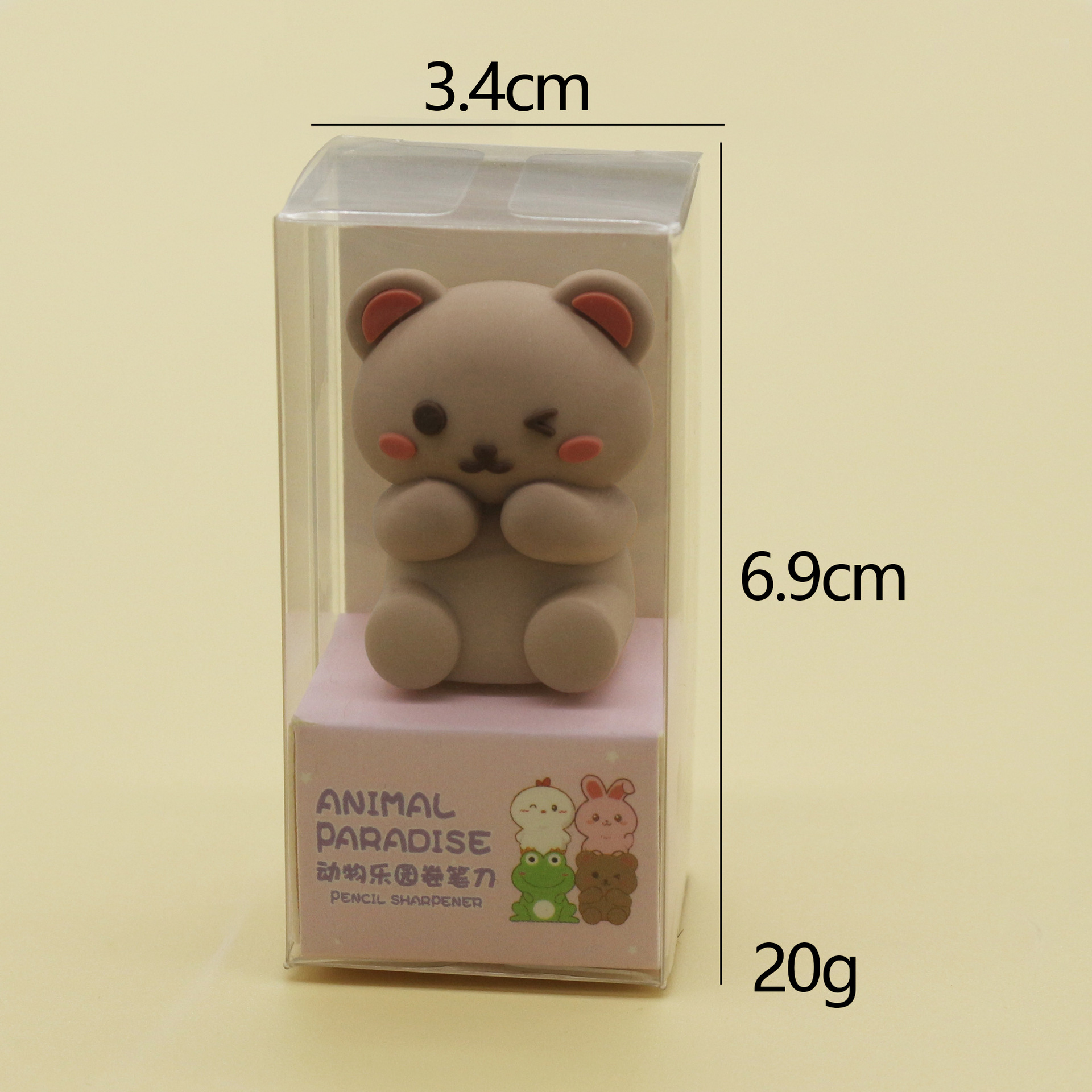 Dibujos animados lindo sacapuntas arte creativo para estudiantes sacapuntas pequeños portátiles para niños al por mayor