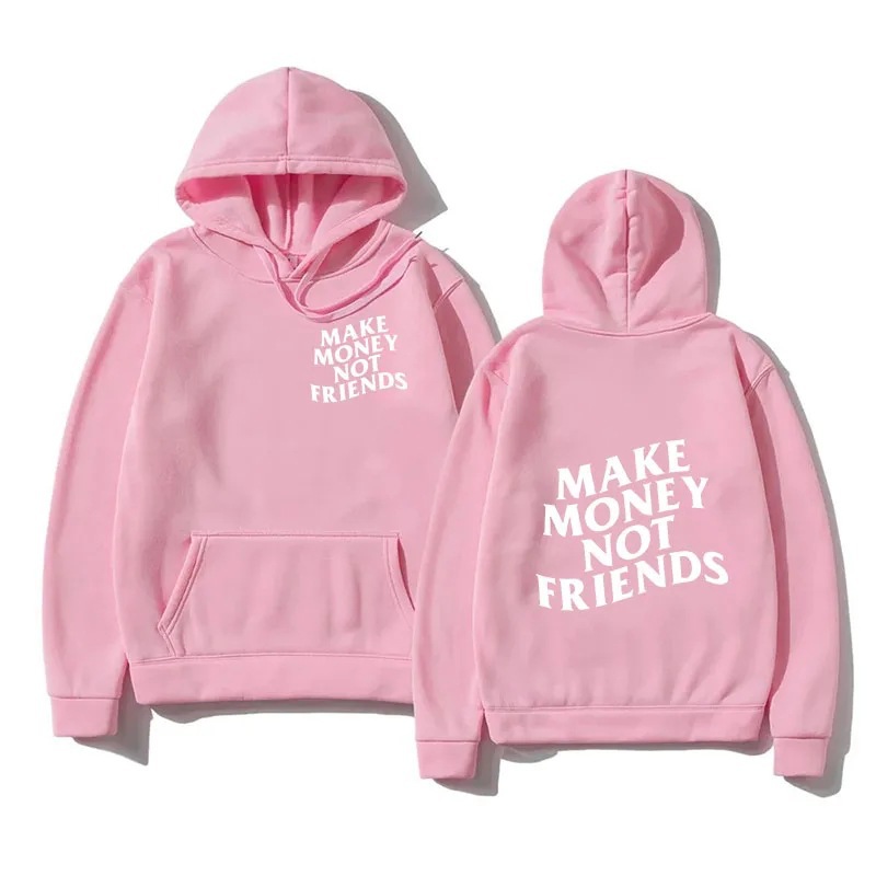 Funny Need Money Letter Print Hoodie Fashion Design Men's Wo