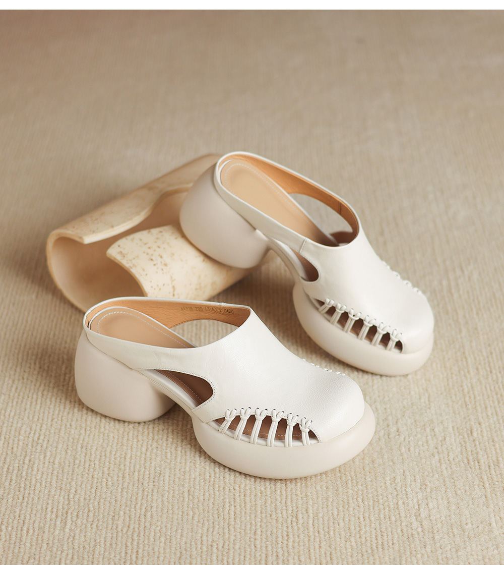 Sandal cao gót nữ mũi trùm đế dày gót 6 cm — đen chi tiết 22