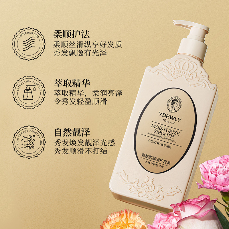 Acondicionador de Cabello con Aminoácidos, Hidratante y Suavizante, para Todo Tipo de Cabello