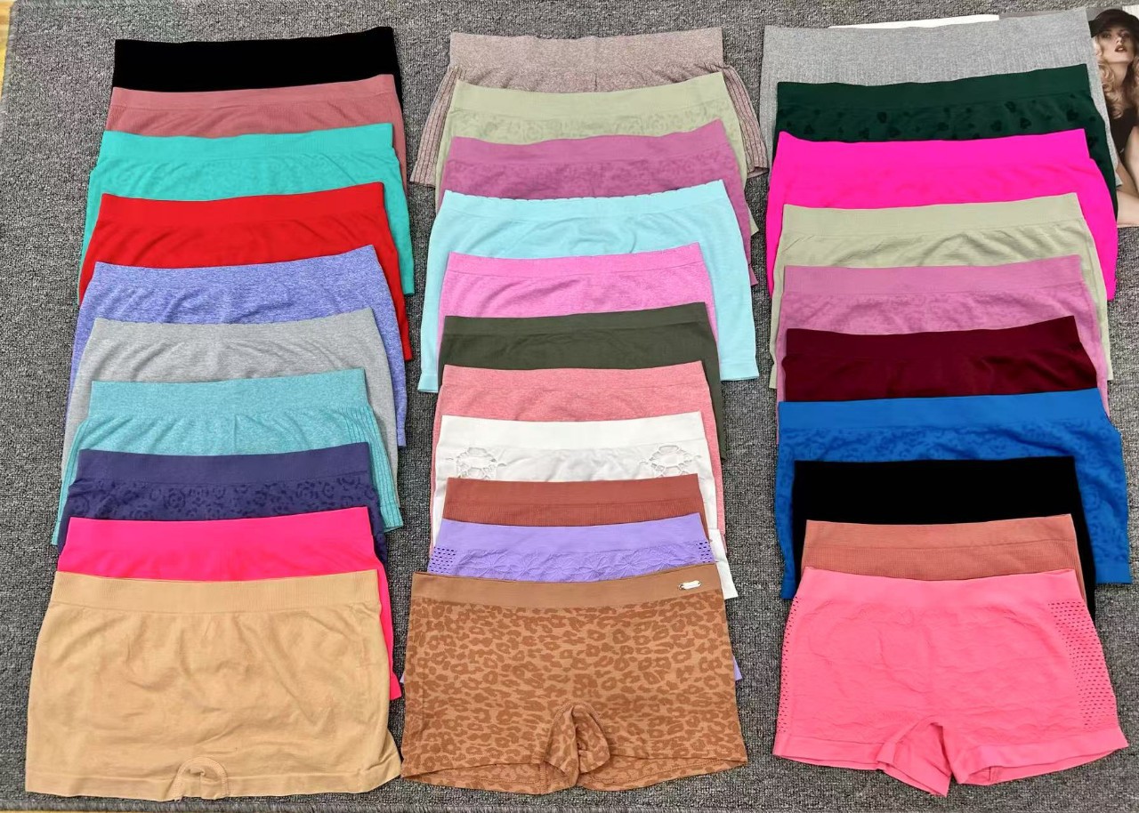 U0240 # mezcla de nuevos pantalones de mujer sin marcas de cintura media sensación de piel fresca pantalones de corte