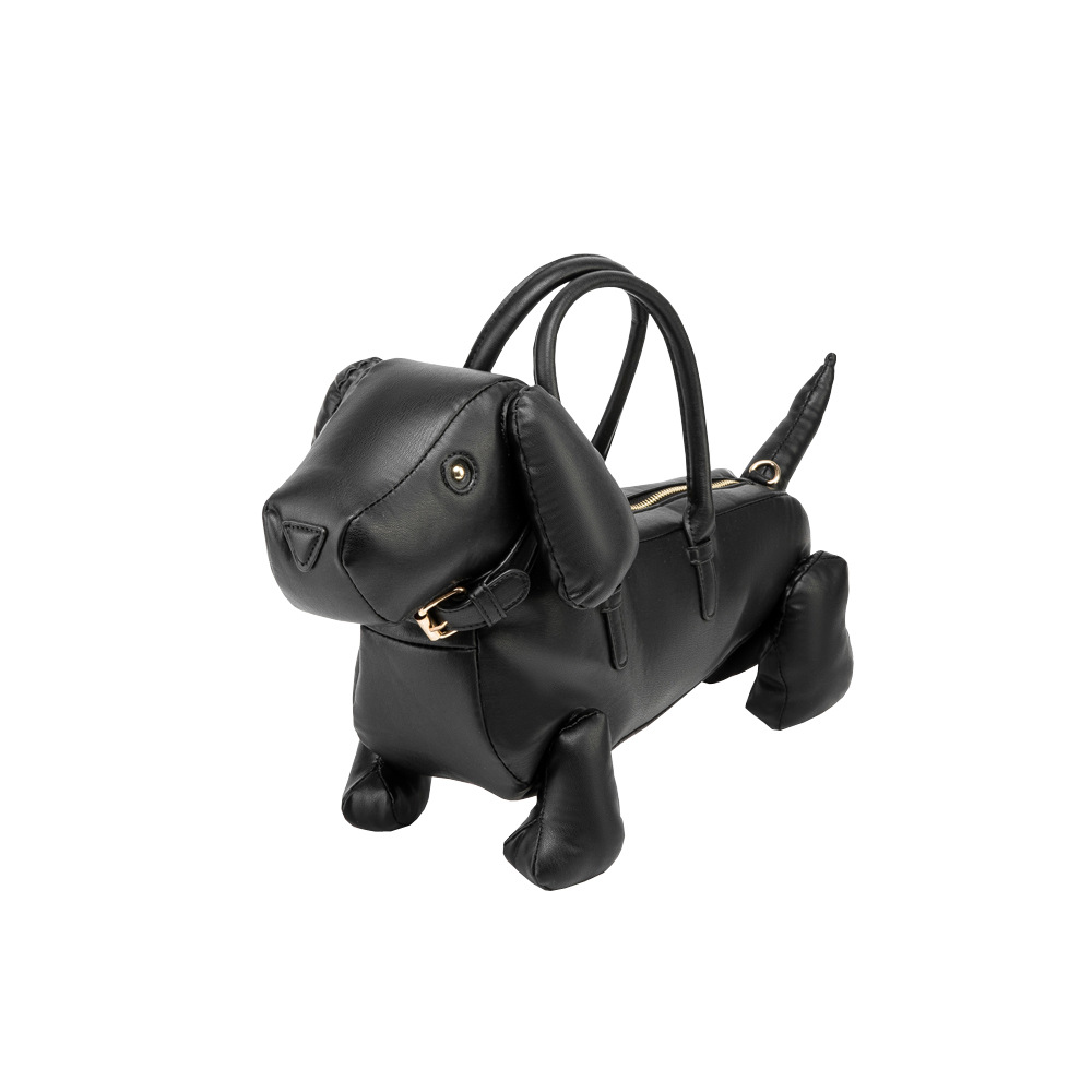 Comercio electrónico transfronterizo nuevo bolso de perro de salchicha elegante y lindo bolso ligero de piel blanda de gran capacidad bolso de hombro único