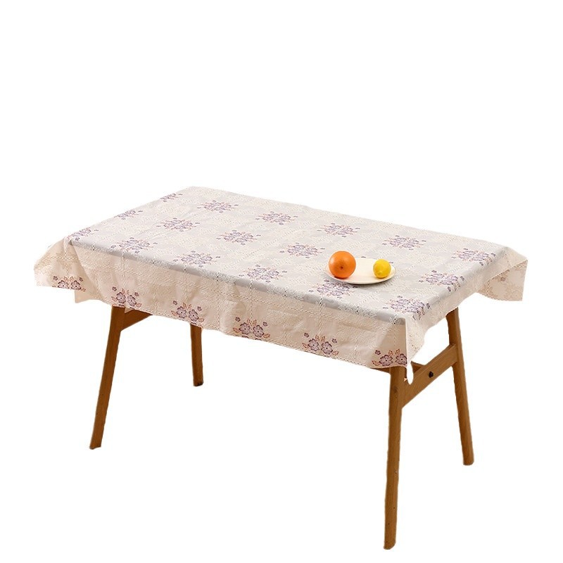 Elegante estilo europeo simple estilo floral hueco manto de mesa idílico a prueba de agua a prueba de contaminación a prueba de quemaduras transfronterizas suministro directo