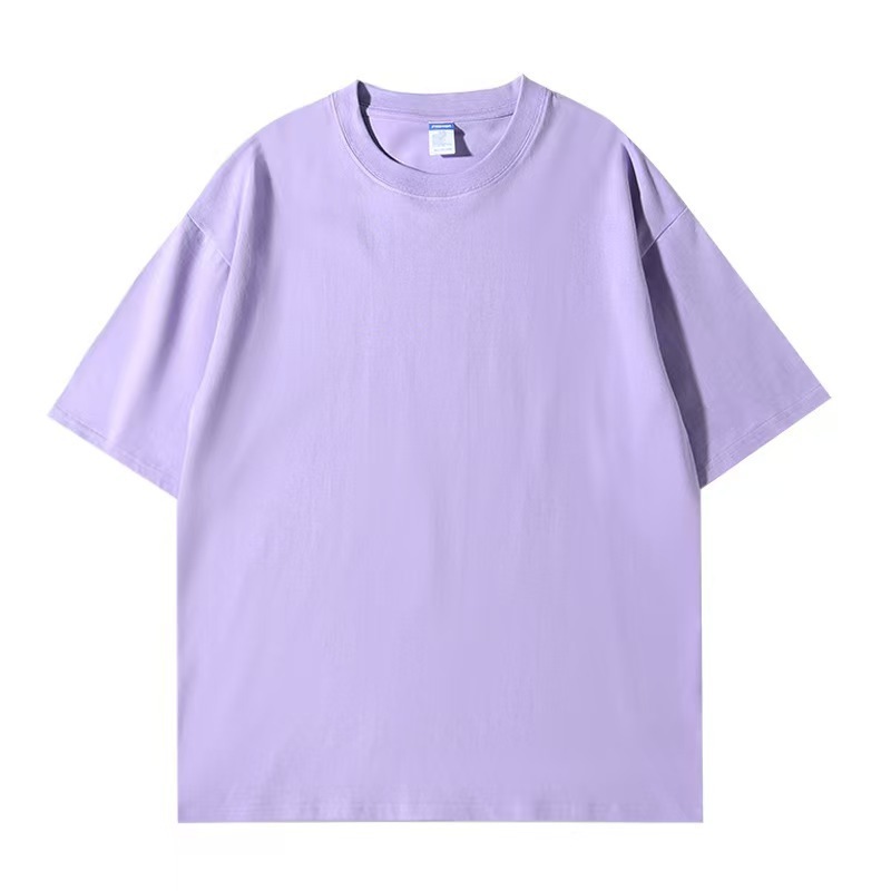 高品質tシャツ260グラム重ポンド純綿落肩tシャツ半袖男ins潮五分袖中袖シャツ|undefined