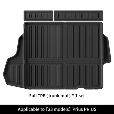 Cross-Border, Trunk Mat - 23-models-of-left-hand-drive-toyota-prius-prius-left-hand-drive-trunk-mat-21-upgraded-version-black