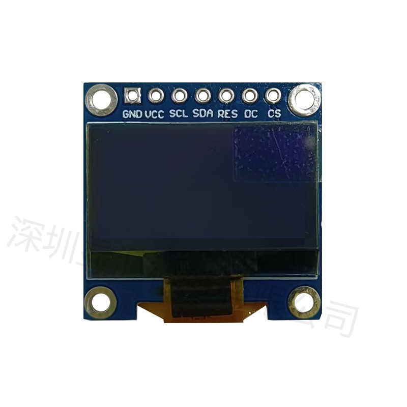 7针0.96寸OLED模块 SSD1315 SPI模块 白色/蓝色/双色12864模块