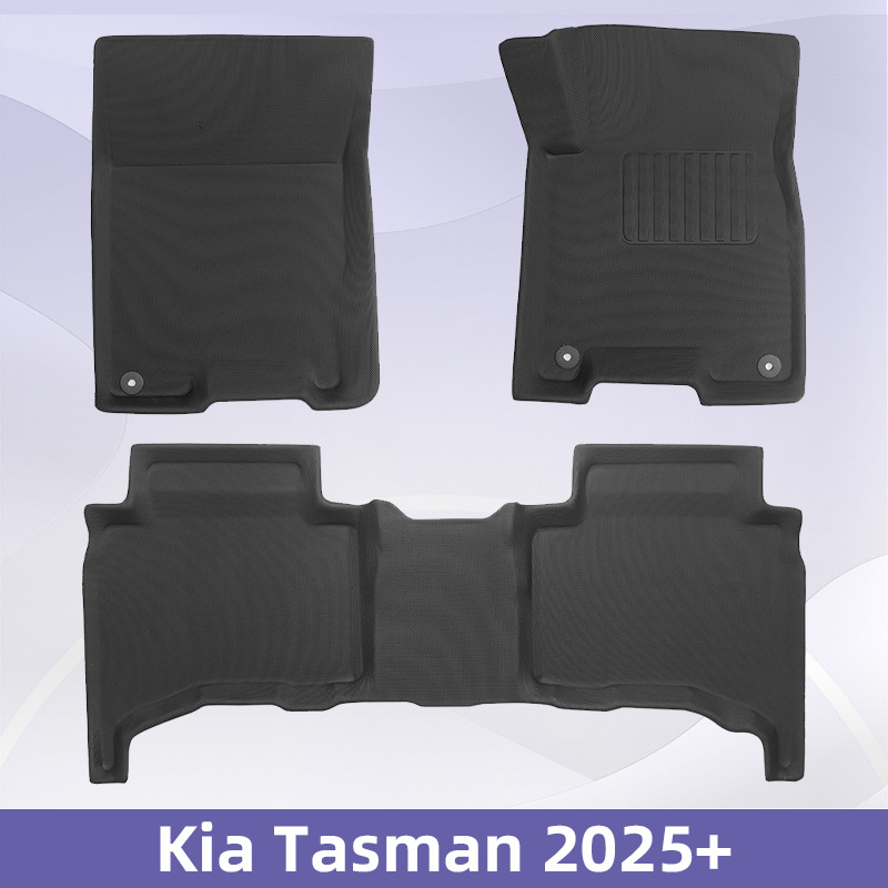Para el Kia Tasman 2025, el timón derecho 3D todo el tiempo, material XPE, almohadilla de suelo resistente al desgaste y impermeable