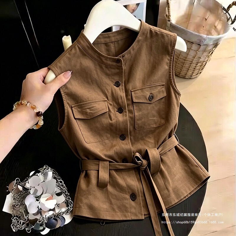 【Summer New Arrivals】2026 Summer New Style Old Money Style Elegant and Relaxed Sleeveless Vest Top for Women 【Summer New Arrivals】2026 Summer New Style Old Money Style Elegant and Relaxed Sleeveless Vest Top for Women
