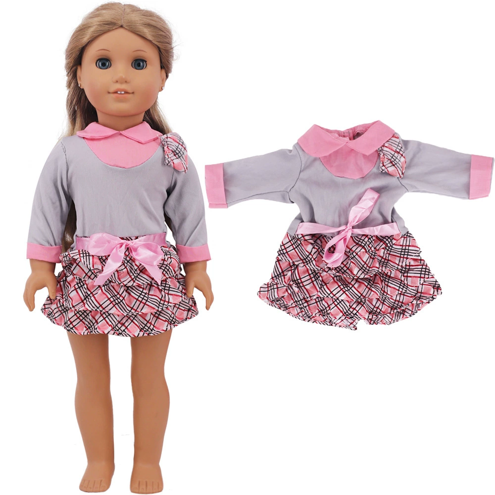 Кукла American Girl, фуксия, с аксессуарами, цветная юбка, 18 дюймов, США, детская одежда