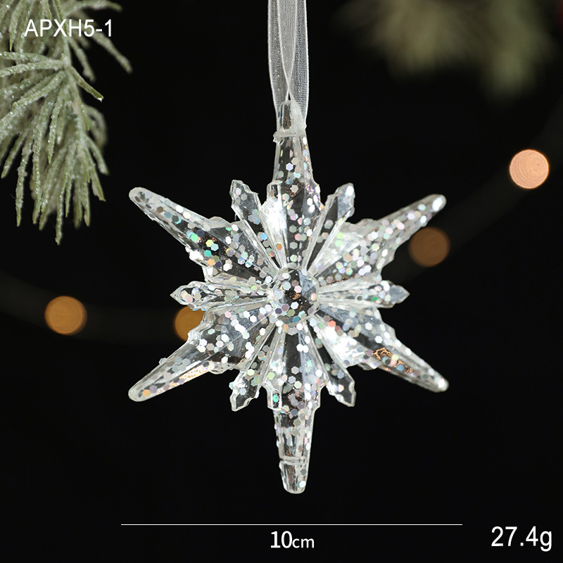Copo de nieve transparente A/Piece
