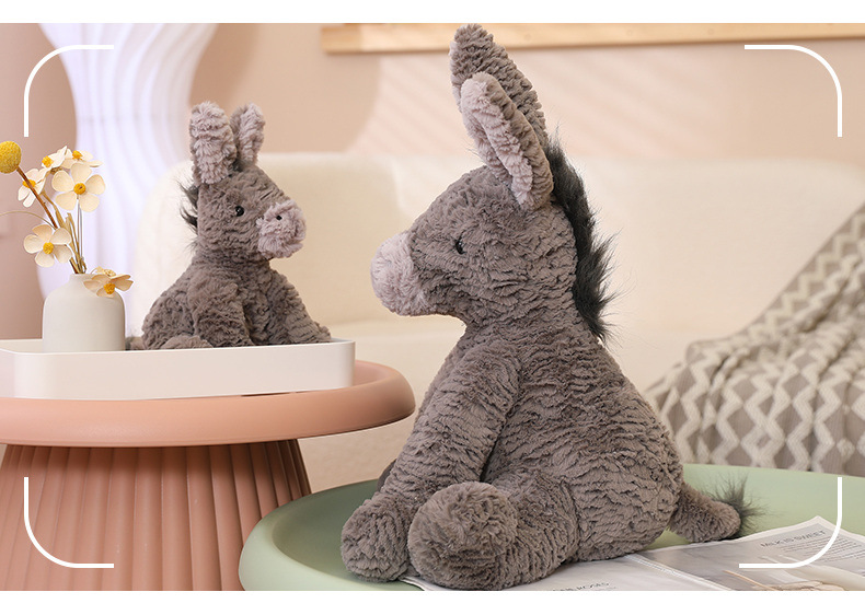 Adorable Donkey Stuffed Animal