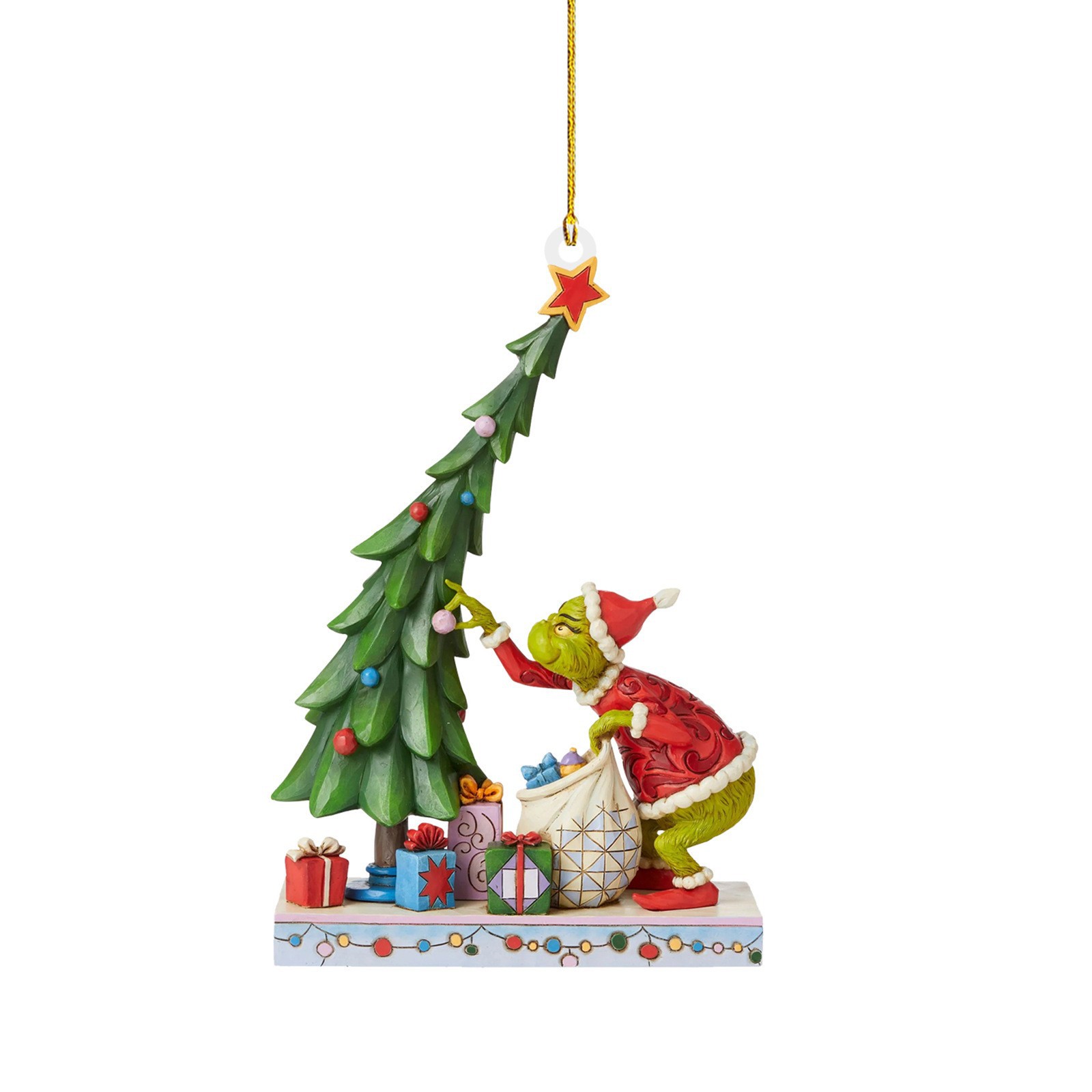 Colgante creativo de Navidad Grinch transfronterizo decoraciones para árboles de Navidad colgante de acrílico