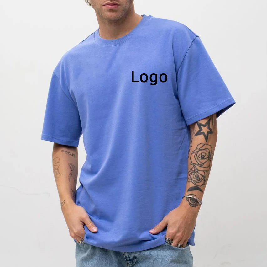 Supports Customization of Large Size Plain Blank Loose-Fitting Fitness Sports Short-Sleeve T-Shirts for Men, Breathable Trendy Men's Half-Sleeve Shirts