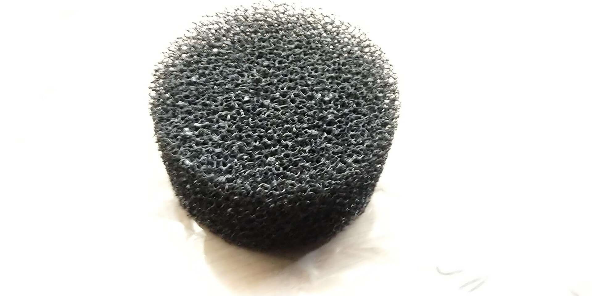 厂家供应圆形防尘过滤棉网孔海绵/降噪吸音黑色过滤棉网孔海绵