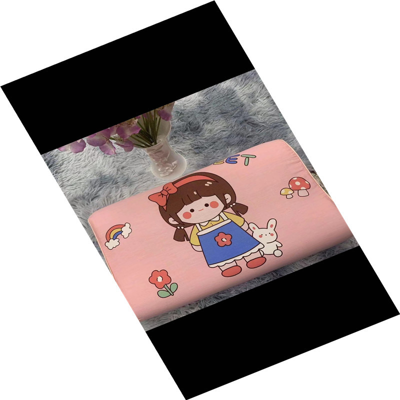 Factory Cartoon Latex Children's Pillow Kindergarten Child Nap Pillow Core Summer Sweat Absorbent Breathable Baby Pillow Wholesale