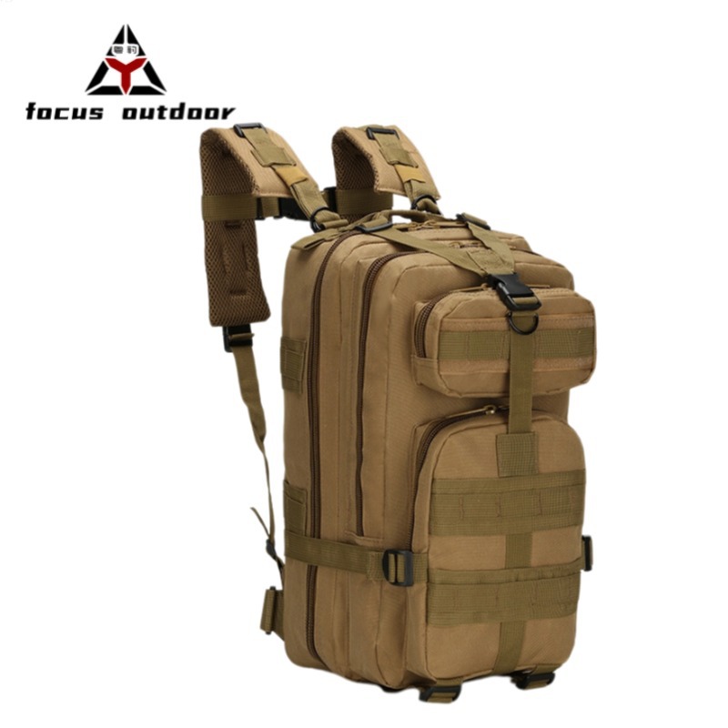 Bolsa táctica de Montañismo al aire libre, equipo de entrenamiento, mochila de camping, tela Oxford 600D, resistente a desgarros, pequeña mochila de almacenamiento 3P