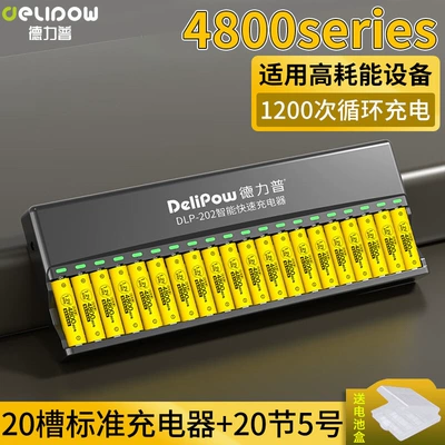 Nickel Metal Hydride Rechargeable Battery | Hibrid akkumulyator batareyaları - 202-turn-light-charger-no-5-4800-battery-20-sections