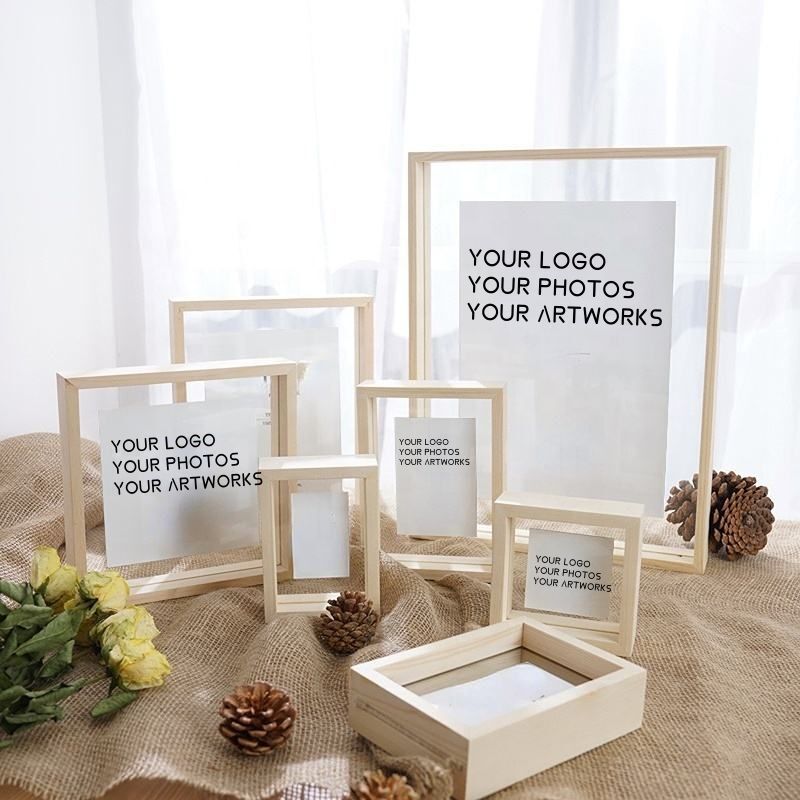 Cross-Border Dried Flower and Leaf Specimen Frame Square 8inch A4 Paper-Cut DIY Double-Sided Glass Photo Frame Picture Frame Display Stand Wholesale Cross-Border Dried Flower and Leaf Specimen Frame Square 8inch A4 Paper-Cut DIY Double-Sided Glass Photo Frame Picture Frame Display Stand Wholesale