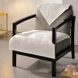 KI9S椅垫坐垫座垫子四季单人沙发垫盖布套罩巾毛绒单个车屁垫