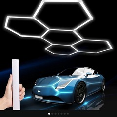 ハニカムランプ洗車ランプクロスボーダー 110V 5 穴カービューティーショップスーパー防水防塵フィルム 4S ショップガレージライト