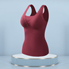 Keep warm tank top, fleece underwear, vest, demi-season bra, increased thickness