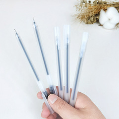 Student Party Office Exam Sanding Unbranded Transparent Outer Shell Replaceable Black Neutral Pen Ballpoint Pen Smooth Writing