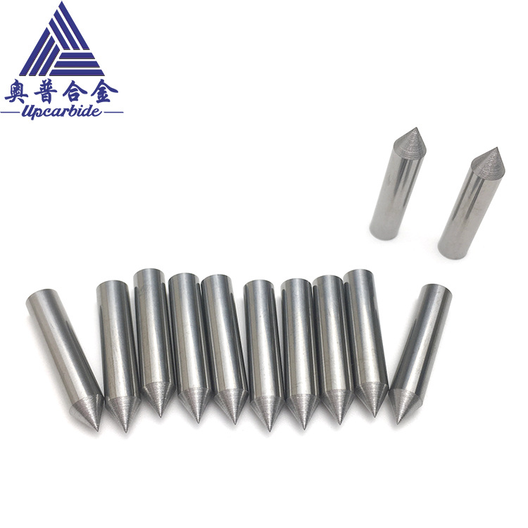 碳化钨钴合金圆棒磨尖雕刻针Φ5*23.9*60°mm硬质合金钨钢针
