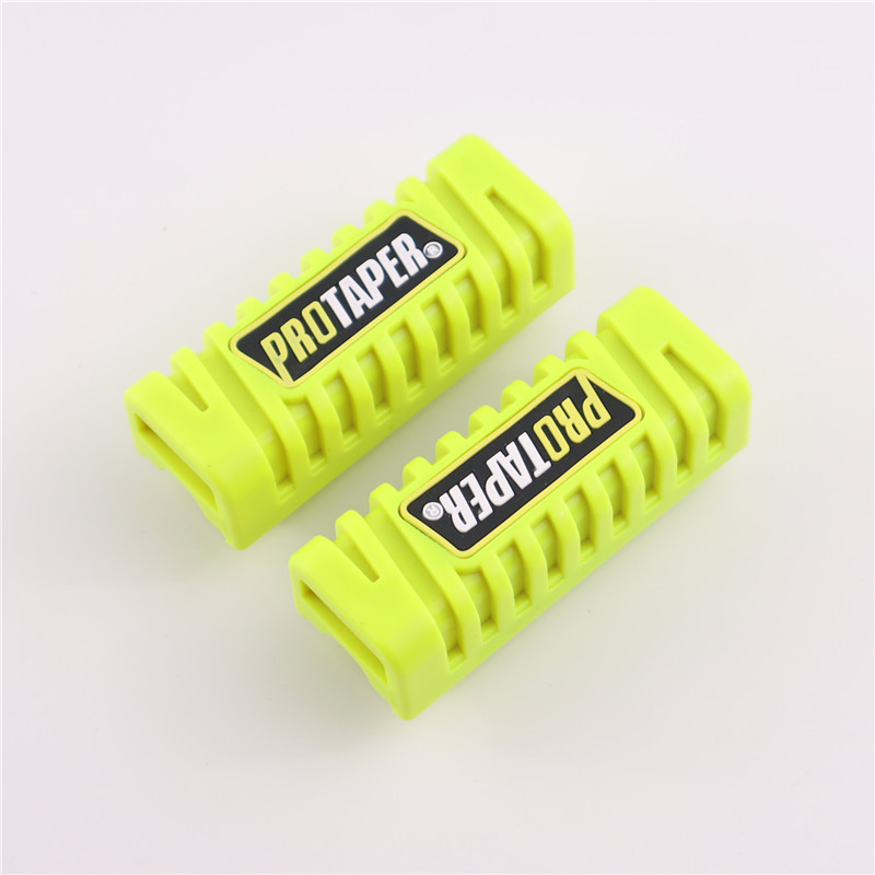 Piezas modificadas para motocicletas Pies Wuyang Pies WY Pies antideslizantes Pies de goma de color PRO Funda de goma delantera Pies delantera