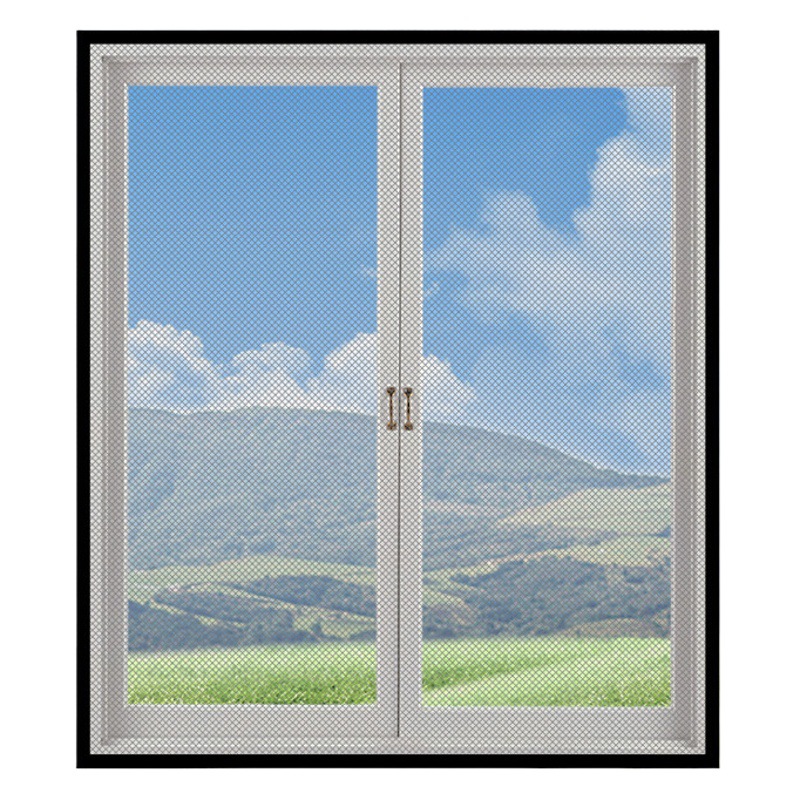 Nuevo anti-mosquito pantalla ventana gasa hogar auto-instalado malla imán velcro ventana simple auto-adhesivo cortina de arena invisible