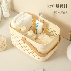 お風呂のかごの手提げ風呂の洗面用品の買い物かごのプラスチック寮の風呂かごの長方形の収納かごの入浴かご