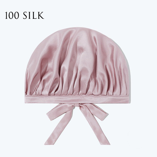 16 Mumi Silk Shower Cap for Women Cross-border 100 Mulberry Silk Bathroom Shampoo Absorbent Shower Cap Gift Wholesale