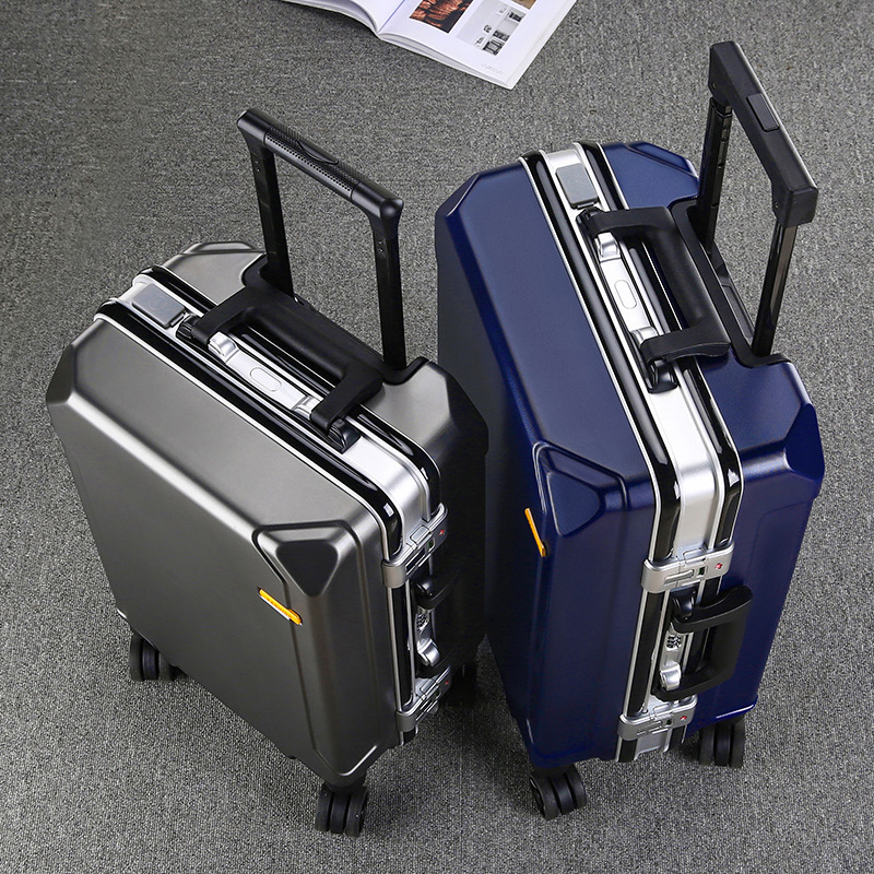 Wholesale generation hair aluminum frame trolley case men's and women's universal wheel suitcase fashion large capacity password box suitcase student box Wholesale generation hair aluminum frame trolley case men's and women's universal wheel suitcase fashion large capacity password box suitcase student box