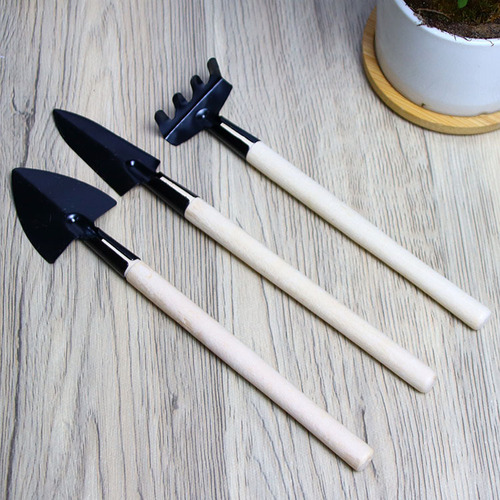 Gardening three-piece set of potted small shovel, garden small shovel, indoor flower potted loose soil, flower and vegetable planting tools