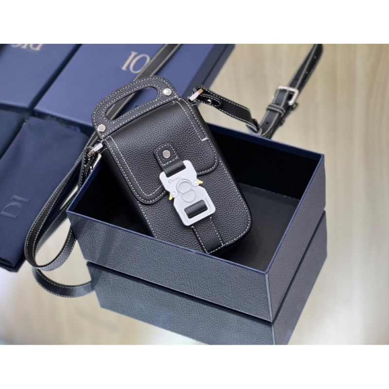 Dior 24 New Fashion Trendy Black Logo Saddle-Shaped Shoulder Bag Crossbody Bag Camera Bag High Quality Dior 24 New Fashion Trendy Black Logo Saddle-Shaped Shoulder Bag Crossbody Bag Camera Bag High Quality