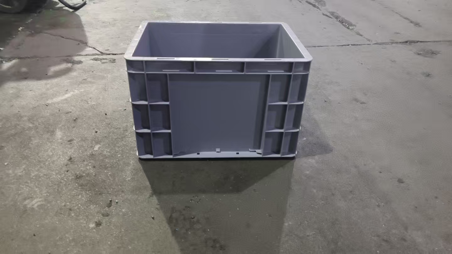 Caja de plástico de gran tamaño, caja de rotación rectangular, caja de cría de peces, caja de tortugas, marco logístico, caja de cría de tortugas, marco de goma