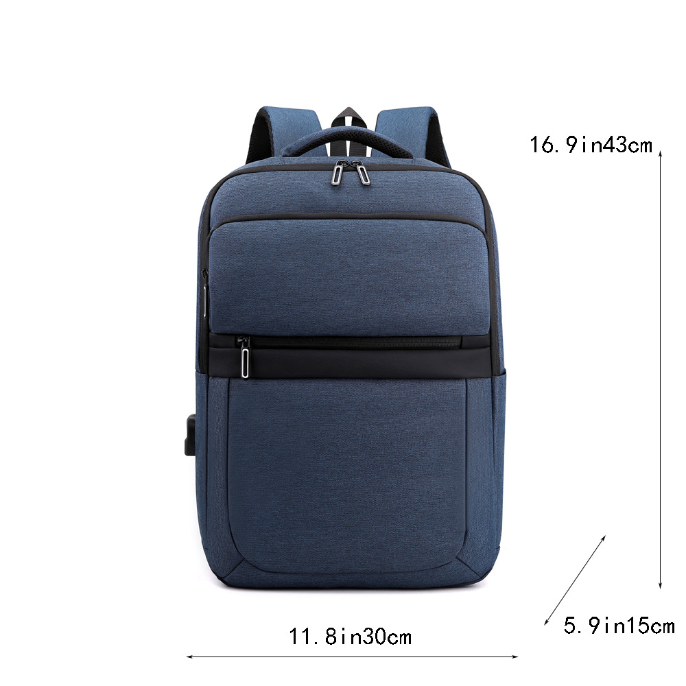 Bolsa de negocios para hombres, nueva computadora de viaje de negocios simple, mochila de viaje de moda ligera, mochila de hombro