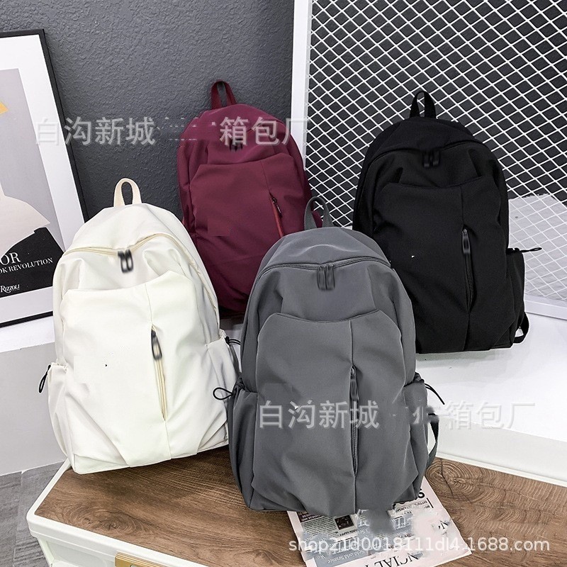 Trendy Korean-Style Men's Business Casual Computer Bag Student Backpack 2026 New Outdoor Travel Large-Capacity Backpack