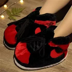 Тапочки Air Jordan демисезонные комфортные тёплые, размеры 36–44, тканевая или кожаная подошва