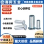 定制实心扁平高强度铁铆钉
