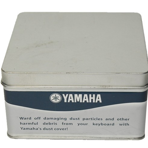 专业生产马口铁盒正方形麻沙封底盒雕刻LOGO不印刷 14x14x8cm