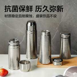 乐扣纯钛保温杯水杯男款钛杯便携随行车载礼物礼盒杯子泡茶女