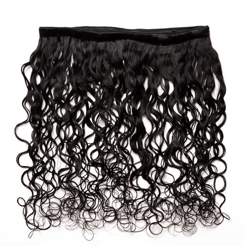 7A cabello humano ondulado cortina de cabello ondulado de agua Bundles extensión de cabello cortina de cabello al por mayor