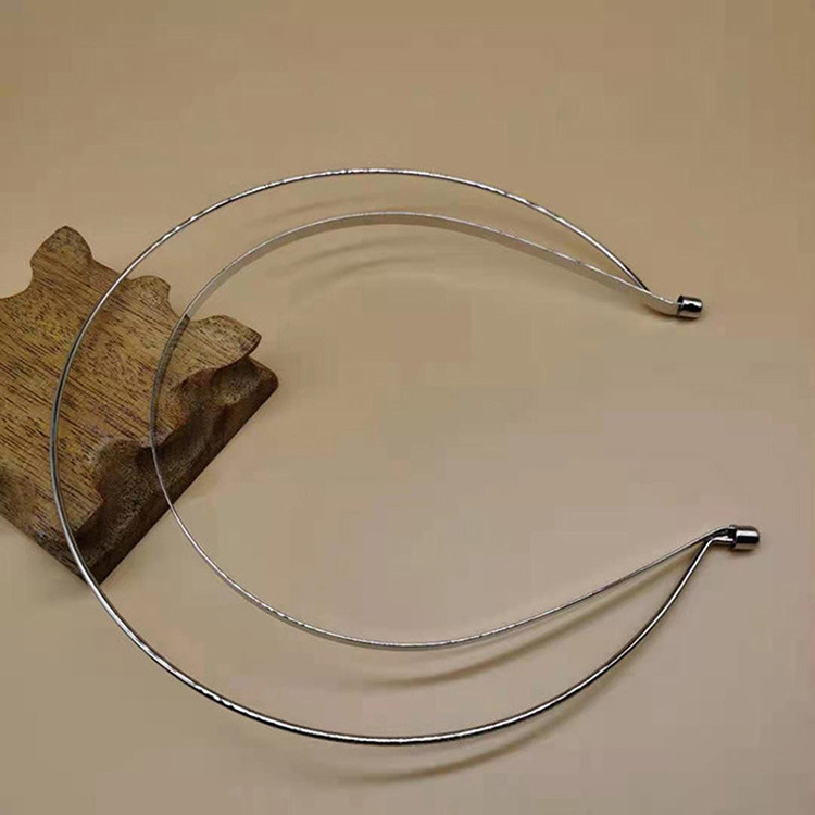 DIY diadema de hierro accesorios hechos a mano material clásico virgen oro doble capa apertura corona halo corona