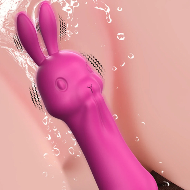 New cute rabbit adult sex products female G-spot mini rabbit vibrator massage female masturbation device