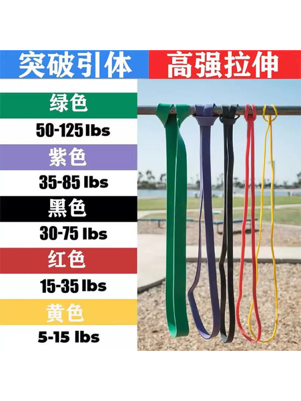 阻力带TPE弹力带力量田径训练器助力带家用运动健身弹力绳拉伸绳|undefined