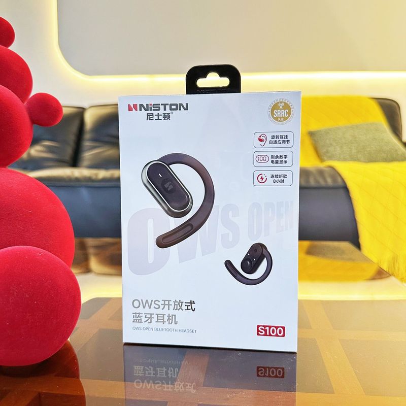 2025 新しい耳掛けオープンワイヤレス Bluetooth ヘッドセットノイズリダクションイヤーフック OWS スポーツ超長バッテリー寿命スマート|undefined