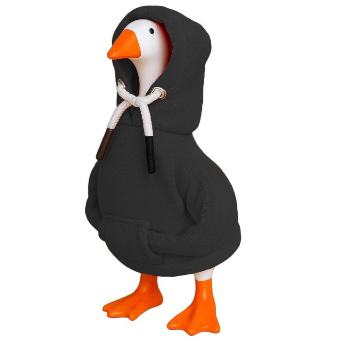 Goose Outfits Red Hoodies鹅装红色连帽衫 迷你门廊鹅服装|undefined